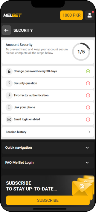 Account Security and Responsible Gaming at Melbet - Melbet APK Pakistan