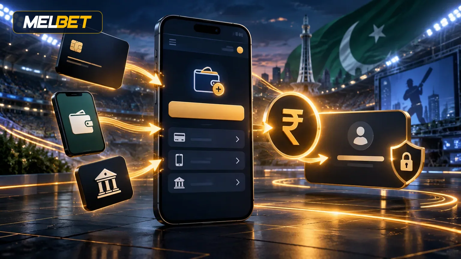 Melbet deposit methods and PKR payments in Pakistan